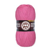 Merino Gold (49% шерсть меринос + 51% акрил) 100гр. 400м. №042 Светло малиновый