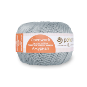 Ажурная (100% мерсеризованный хлопок) 50гр. 280м №008 св.серый