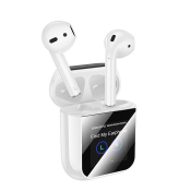 Наушники BOROFONE BW86 TWS Bluetooth 5.4, беспроводные, вкладыши, дисплей, белые