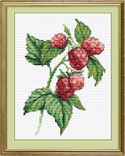 Набор для вышивания Жар-Птица "Веточка малины" М-083 (18*15см)