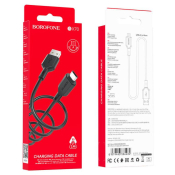 Кабель BOROFONE BX70 MicroUSB, 1,0м, черный