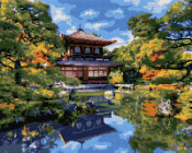 АМ-131 Алмазная мозаика Lori 40х50 "Храм у воды"