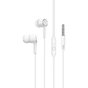 Наушники HOCO M104, внутриканальные, с микрофоном, белые