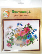 Набор для вышивания крестом "Цветы лета" 541 (21*28см)