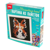 Ап-053 Картина из пайеток "Собака"