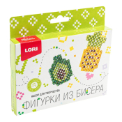 Бис-100 Фигурки из бисера Брелоки "Ананас, авокадо"