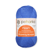 Жемчужная (50% хлопок + 50% вискоза) 100гр. 425м №026 василёк