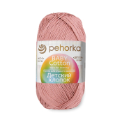 Детский хлопок (100% мерсеризованный хлопок) 100гр. 330м №788 св.марсала Детский хлопок (100% мерсеризованный хлопок) 100гр. 330м №788 св.марсала