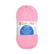 Ангорская тёплая (40% шерсть + 60% акрил) 100гр. 480м №163 миндаль