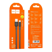 Кабель HOCO X69 Type-C, 1,0м, текстильный, чёрно-белый