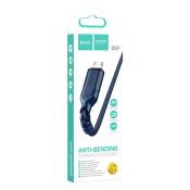Кабель HOCO X59 MicroUSB, 2,0м, текстильный, синий