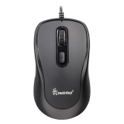 Мышь SMARTBUY SBM-353-K, USB, бесшумная, 2400dpi, черная