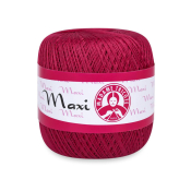 Maxi (100% хлопок) 100гр. 565м. №6358 Бордовый
