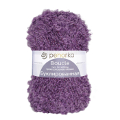 Буклированная (30% мохер + 20% шерсть + 50% акрил) 200гр. 220м №191 ежевика