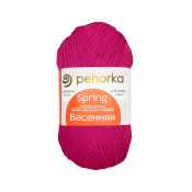 Весенняя (100% мерсеризованный хлопок) 100гр. 250м №439 малиновый