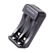 Зарядное устройство КОСМОС КОС901USB, Ni-MH (1800mA), под 2 AA/AAA, кабель USB 70см, автомат, чёрный