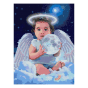 АМ-169 Алмазная мозаика Lori 30х40 "Ангел"