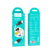 Кабель HOCO X90 Type-C, 1,0м, 3,0А, силикон, белый