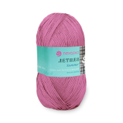 Летняя (100% мерсеризованный хлопок) 100гр. 330м №011 ярко-розовый