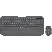 Клавиатура+мышь DEFENDER  Berkeley С-925, USB, беспроводная, мультимедийная, тонкая, чёрная