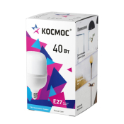 Лампа э/сб КОСМОС  LED A100 40W/300W E27 6500К 3650лм бочонок