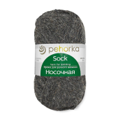 Носочная (50% шерсть + 50% акрил) 100гр. 200м №435 антрацит