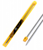 Спицы для вязания прямые Maxwell D=4,0мм, 35см (2 шт), металл