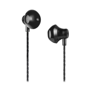 Наушники HOCO M18, вкладыши, с микрофоном, металл, черные