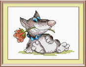 Набор для вышивания Жар-Птица "Романтик" М-043 (10*15см)