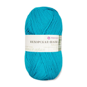 Пехорская шапка (85% меринос + 15% высокообъемный акрил) 100гр. 200м №583 бирюза