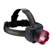 Фонарь Космос H1W 1 LED 1Вт, 1 светодиод,  налобный, аккум.