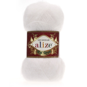 Kid Royal (62% кид мохер + 38% полиамид) 50гр. 500м. №055 белый Kid Royal (62% кид мохер + 38% полиамид) 50гр. 500м. №055 белый