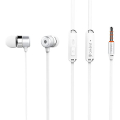 Наушники CELEBRAT G2 внутриканальные, с микрофоном, белые