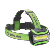 Фонарь Космос H3WCOBLED, один мощный светодиод, налобный, 3xR6