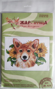 Набор для вышивания Жар-Птица "Солнечный корги" М-503 (23*17см)