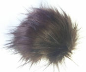 Помпон из искусственного меха (12 см) №28 шоколад