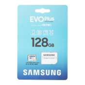 Карта памяти SAMSUNG 128GB MicroSD + адаптер, Class 10 (UHS-3) Evo+, V30, 160MB/s