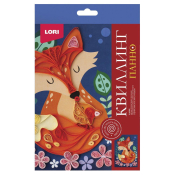 Квл-040 Квиллинг панно "Лисичка"