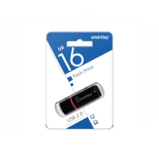 Флеш-карта SMARTBUY 16GB Crown, USB 2.0, чёрная