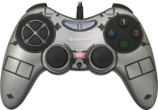 Геймпад DEFENDER Zoom Xinput Grey, USB, 10 кнопок + Turbo, с вибрацией, 1,5м, серый