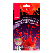 Оп-124 Химические опыты "Неньютоновская жидкость" Красная