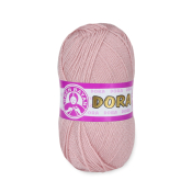 Dora (100% акрил) 100гр. 240м. №001 Бледно розовый