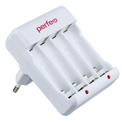 Зарядное устройство PERFEO PF-VN-420, Ni-MH/CD, 4 слота, AA/AAA, питание 220V, с таймером