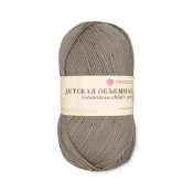 Детская объёмная (100% микрофибра) 100гр. 400м №274 серобежевый Детская объёмная (100% микрофибра) 100гр. 400м №274 серобежевый