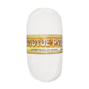 Нежность пуховая (60% акрил + 40% козий пух) 100гр. 230м. №15 супер белый