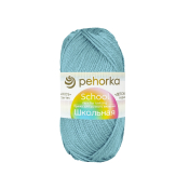 Школьная (100% акрил) 50гр. 150м №752 дымчато-бирюзовый