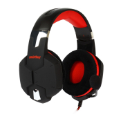 Наушники SMARTBUY SBHG-2200 Viper полноразмерные, игровые, с микрофоном, чёрно-красные