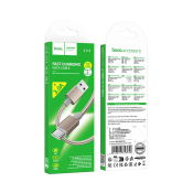 Кабель HOCO X119 Type-C, 1,0м, 3,0A, нейлон, золото