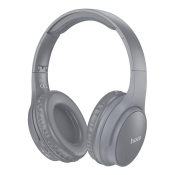 Наушники HOCO W40 Bluetooth 5,3, беспроводные, накладные, с микрофоном, складные, серые