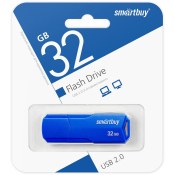 Флеш-карта SMARTBUY 32GB Clue, USB 2.0, синяя